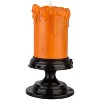 Gemmy 1 ft EmoteGlow Jack-O-Lantern Orange Musical Pillar Candle - Orange - 2 of 3