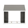 Twin Size Wooden House Bed with Fence and Roof - 4 of 4