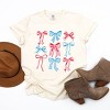 Simply Sage Market Patriotic Bows Stacked Coquette Garment Dyed Tee - 3 of 4