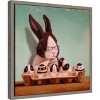 Amanti Art Going Dutch (Rabbit) by Lucia Heffernan Canvas Wall Art Print Framed 16 x 16-in. - 3 of 4