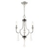 Livex Lighting Glendale 3 - Light Chandelier in  Brushed Nickel - 3 of 4