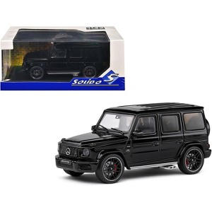 2022 Mercedes-Benz AMG G63 Obsidian Black Metallic 1/43 Diecast Model Car by Solido - 1 of 4