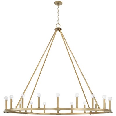 Capital Lighting Pearson 20 - Light Chandelier in  Aged Brass