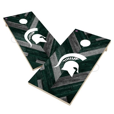 NCAA Michigan State Spartans 2'x4' Solid Wood Cornhole Board