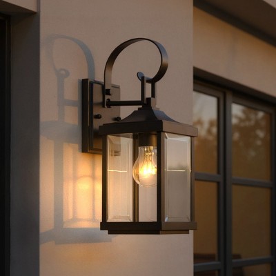 Urban Ambiance Luxury Colonial Outdoor Wall Light,  15-1/8" x 5-1/2",  Olde Bronze Finish, UHP1192