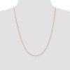 Black Bow Jewelry 0.9mm 14k Yellow Gold Classic Cable Chain Necklace - 2 of 4