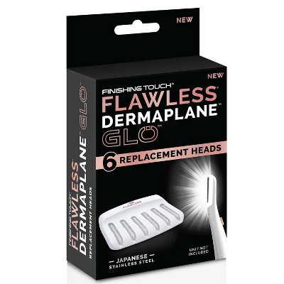 Finishing Touch Flawless  Dermaplane Glo Replacement Heads - 6ct