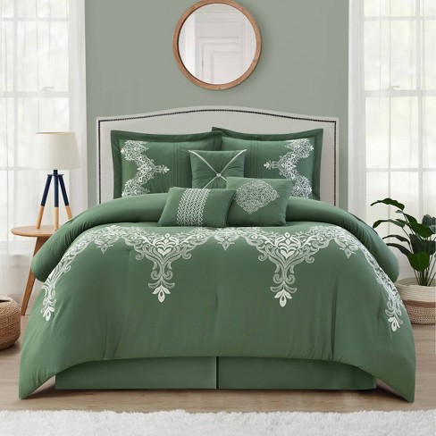 Queen 7pc comforter set sold