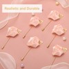 Unique Bargains Realistic Rose Boutonnieres Flower Pins for Wedding Ceremony 24 Pcs - 3 of 4