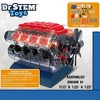 Dr. STEM: V8 Model Engine - 271pc DIY Motorized Building Kit, Light & Sound - 3 of 4