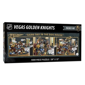 NHL Vegas Golden Knights Game Day in the Dog House Puzzle - 1000pc - 1 of 3