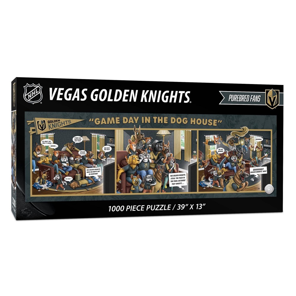 Photos - Jigsaw Puzzle / Mosaic NHL Vegas Golden Knights Game Day in the Dog House Puzzle - 1000pc