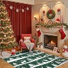 Runner Rug, Washable Low Pile Christmas Carpet, Soft Non Slip Indoor Mat for Kitchen, Entryway or Living Room - 4 of 4