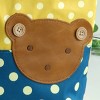 Slickblue Cute Bear Hand-Appliqued Tote Bag for Kids —Multi Color & Sizes, Shoulder Strap, Interior Pocket - 3 of 3