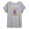 Women's - Disney Princess - Princess Rapunzel Oversized Graphic T-Shirt - 2 of 4