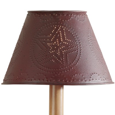 Park Designs Red Metal Star Shade 6"