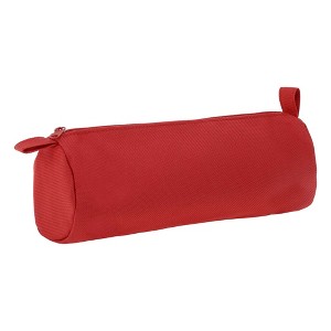 Unique Bargains Solid Color Round Stationery Bags with Zipper for Teen Office - 1 of 4
