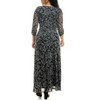 Harlow & Rose Womens 3/4 Sleeve Faux Wrap Maxi Dress - 3 of 3