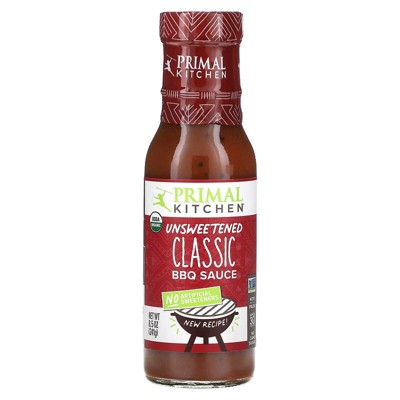 Primal Kitchen, Classic BBQ Sauce, Unsweetened, 8.5 oz