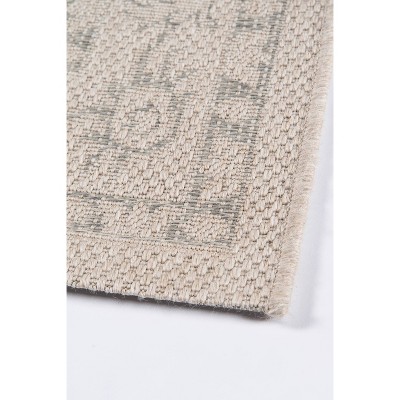 Boothbay Traditional Tufted Gray Synthetic Runner Rug - 90"x31"