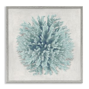 Stupell Industries Coral Ball Blue Sea Beach Design, 12" x 12" - 1 of 4