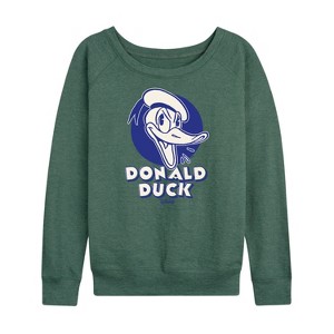 Women's - Disney - DD Classic Lightweight French Terry Wide Neck Long Sleeve Shirt - 1 of 4