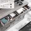 SinCiDo 8 Drawers Dresser for Bedroom, Farmhouse Wooden Chest of Drawer with Metal Handle, 52" W Rustic Drawer Organizer - 2 of 4