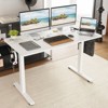 Vynxaria Electric Standing Desk Adjustable Height Sit Stand Home Office Desk, 40"x24" - 2 of 4