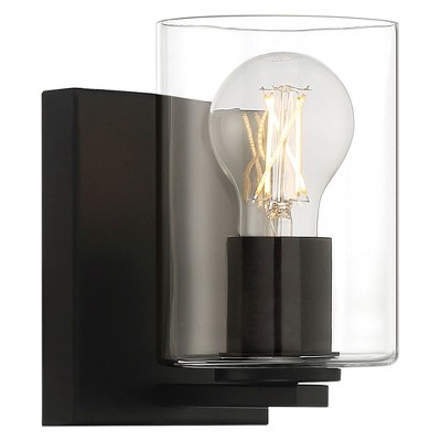Access Lighting Oslo 1 - Light Wall Light in  Matte Black