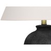 Monarch Specialties Lighting 24inchH Table Lamp Black Ceramic Ivory / Cream Shade Modern - 4 of 4