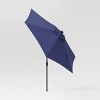 9' Round Solar Outdoor Patio Market Umbrella with Black Pole - Threshold™ - 3 of 4