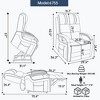 Dual Motor Infinite Position Lift Recliner Chair with Solid Wood Armrests, Heat Massage, and Heavy-Duty Motion Mechanism - 3 of 4