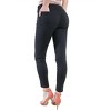 Women's High Waist Leggings With Lace Up Details - umgee - 3 of 4
