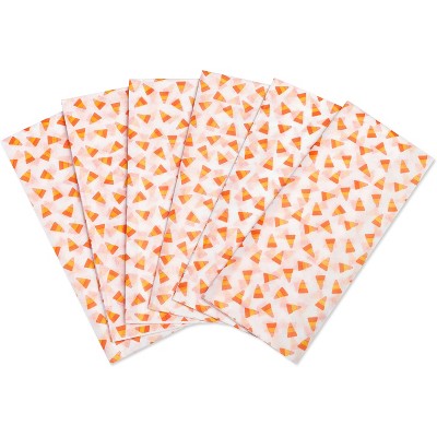 6ct Tissue Sheets Printed Candy Corn Toss