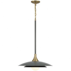 Eurofase Lighting Welsh 1 - Light Pendant in  Gray/Black - 1 of 3