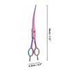 Unique Bargains Upper Bend Shears Dog Grooming Scissors 7.5inch 1 Pc - 4 of 4