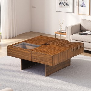 33" Mid-Century Square Coffee Table - 1 of 4