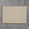 Colonial Mills Outdoor Houndstooth Tweed Braided Rug, Cuban Sand 5'x7', Rectangle Shape - 3 of 3