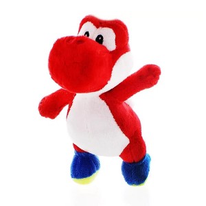 Chucks Toys Super Mario Bros. 7" Plush: Red Yoshi - 1 of 3