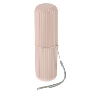 Unique Bargains Portable Toothbrush Organizer Cases Traveling Toothbrush Holders Case Plastic 7.60"x2.44"x2.24" 1 Pcs - 1 of 4