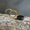 Ice City Titanium Steel Band Ring for Men and Women, Comfort Fit, Plain Silver/Black/Gold Engagement Ring - 4 of 4