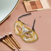 Unique Bargains Jazz Cloth-Wrapped Flat Head Half Face Party Mask 1 Pc - 4 of 4