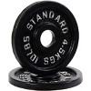 Gulches Olympic Cast Iron Weight Plates for Strength Training and Weightlifting, Multiple Sizes - 2 of 4
