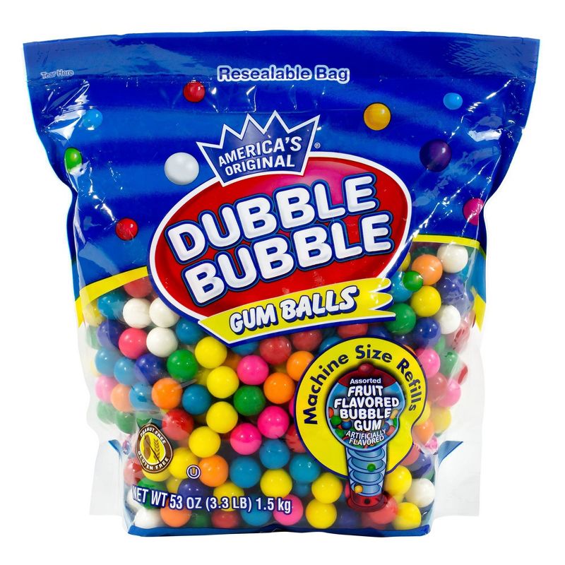 Original Dubble Bubble Gum Balls - 53oz, 1 of 4