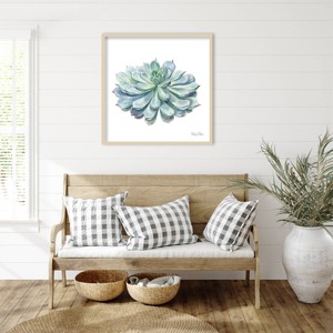 Amanti Art Single Succulents I by Kelsey Wilson Framed Wall Art Print - 1 of 4