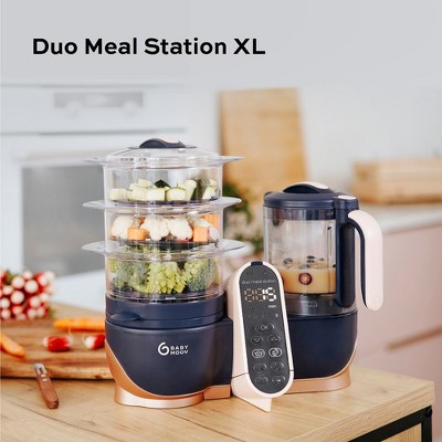 Rose Gold and Navy Blue 12-Cup Multi-Function Food Processor