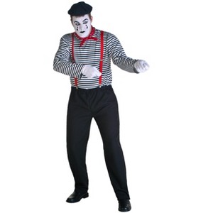 HalloweenCostumes.com Men's Plus Size Mime Costume - 1 of 1