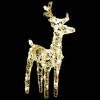 Christmas Reindeer Set of 2 Warm white Acrylic Medium - 4 of 4