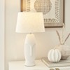 Nourison 21" Off-White Abstract Face Modern Ceramic Table Lamp - 4 of 4