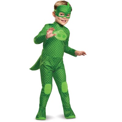 PJ Masks Gekko Deluxe Toddler Costume w/Lights, Small (2T)